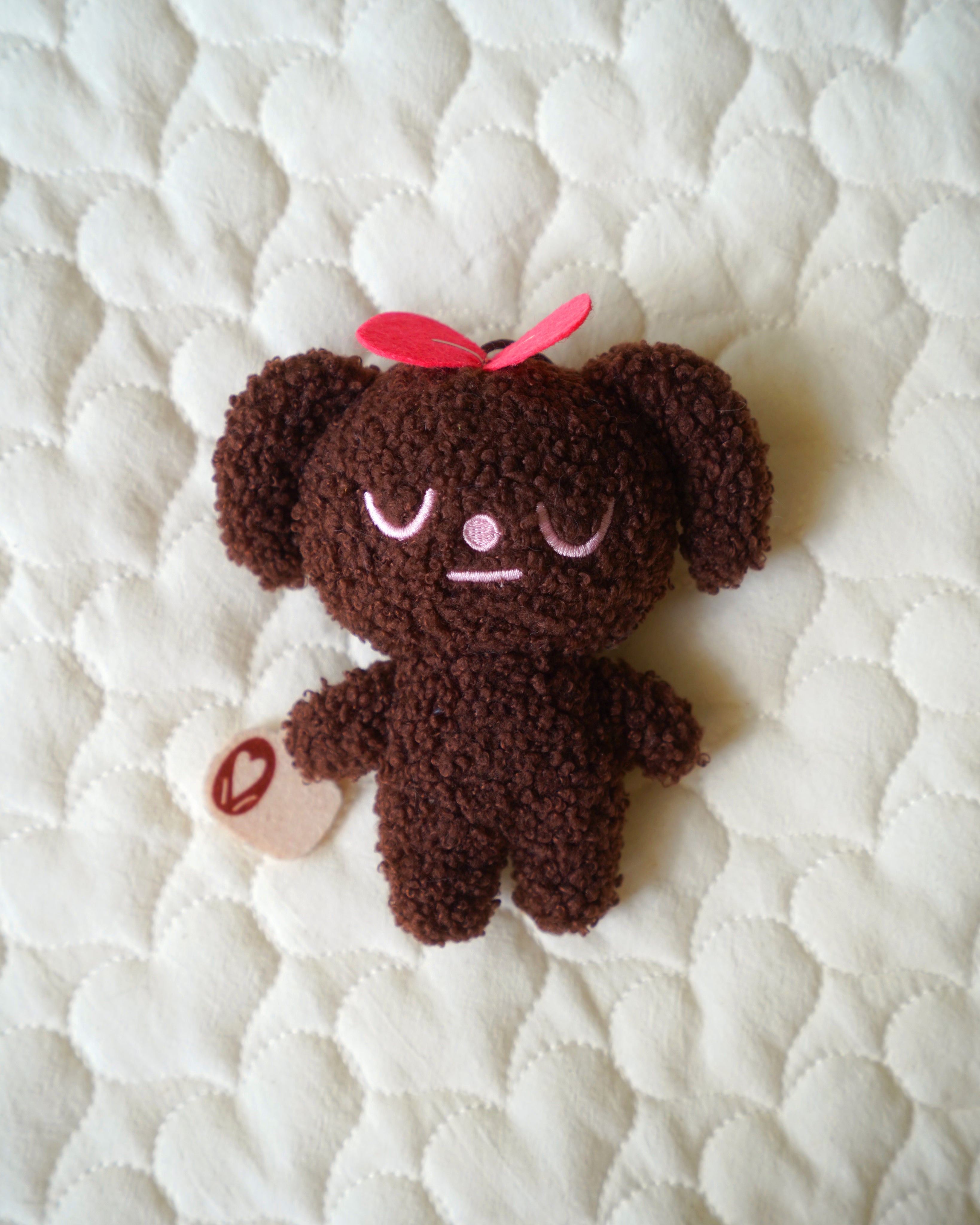 Coffee Dog Plush Keychain – applecheeksart